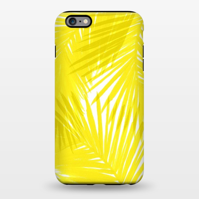 iPhone 6/6s plus StrongFit Yellow Palms by Caitlin Workman