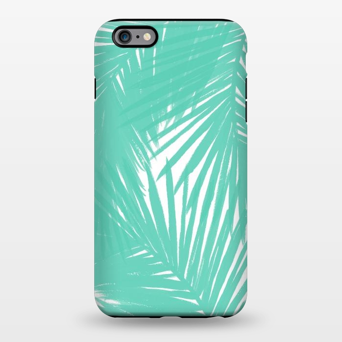 iPhone 6/6s plus StrongFit Palms Teal by Caitlin Workman