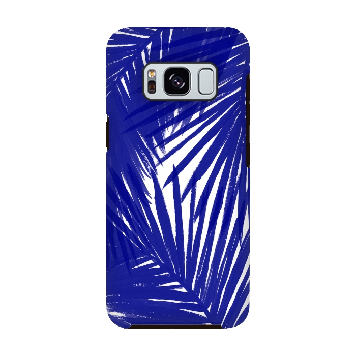 Galaxy S8 StrongFit Palms Royal by Caitlin Workman