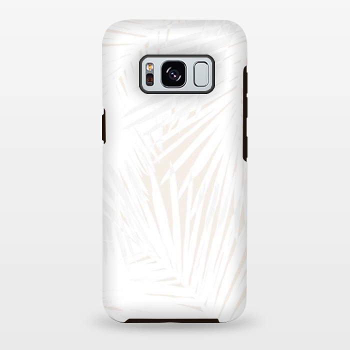 Galaxy S8 plus StrongFit Blush Palms by Caitlin Workman