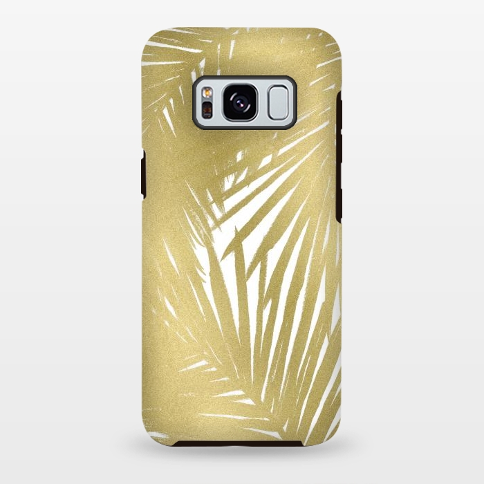 Galaxy S8 plus StrongFit Gold Palms by Caitlin Workman
