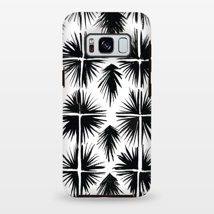 Galaxy S8 plus StrongFit Radiate Black by Caitlin Workman