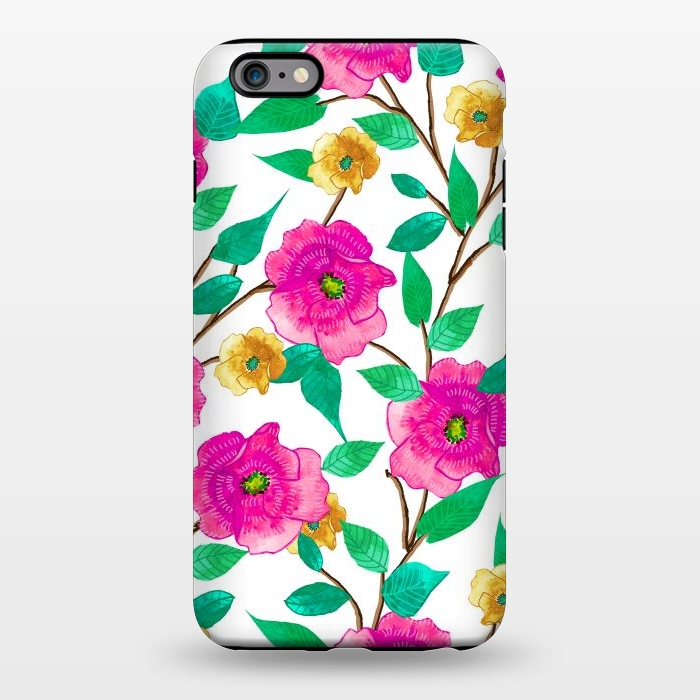 iPhone 6/6s plus StrongFit Floral Forever by Uma Prabhakar Gokhale