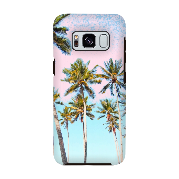 Galaxy S8 StrongFit Coconut Palms by Uma Prabhakar Gokhale