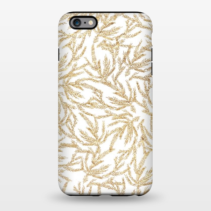 iPhone 6/6s plus StrongFit Gold Ferns by Caitlin Workman