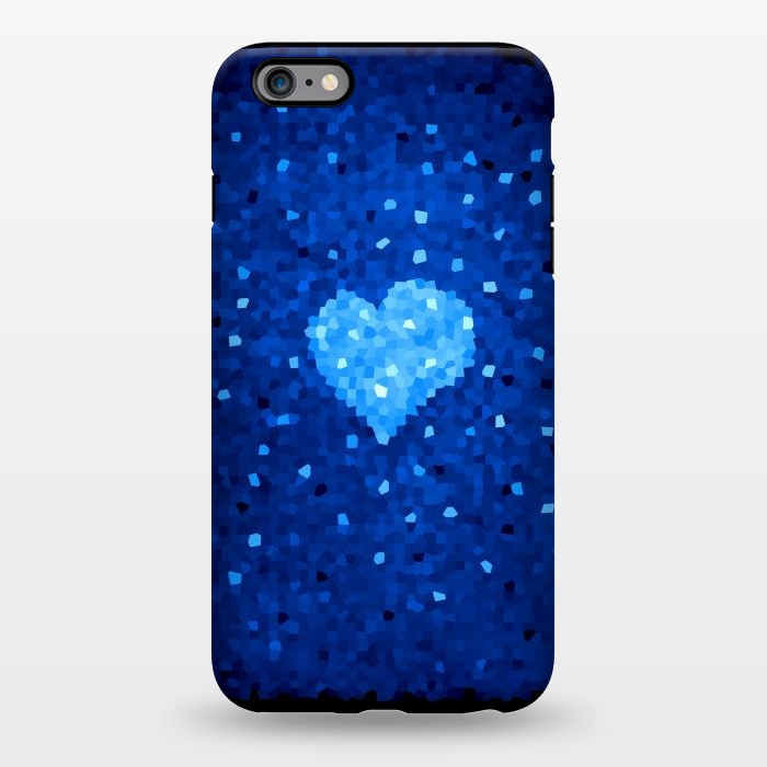 iPhone 6/6s plus StrongFit Winter Blue Crystal Heart by Boriana Giormova