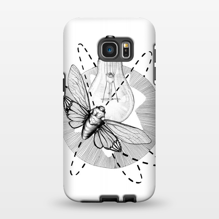 Galaxy S7 EDGE StrongFit Moth to the Flame by ECMazur 