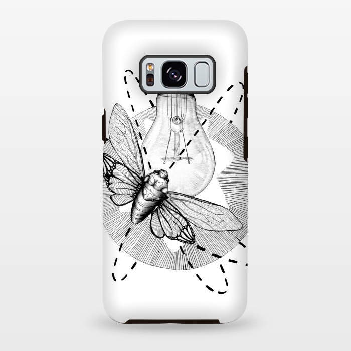 Galaxy S8 plus StrongFit Moth to the Flame by ECMazur 