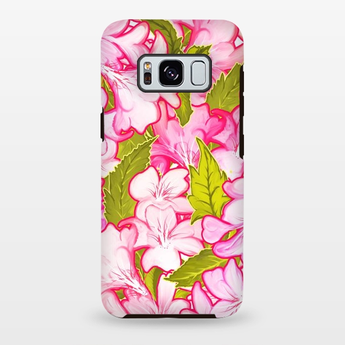 Galaxy S8 plus StrongFit Pink Wonder by Uma Prabhakar Gokhale