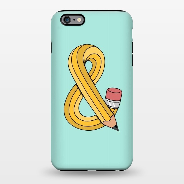 iPhone 6/6s plus StrongFit Ampersand Pencil Green by Coffee Man