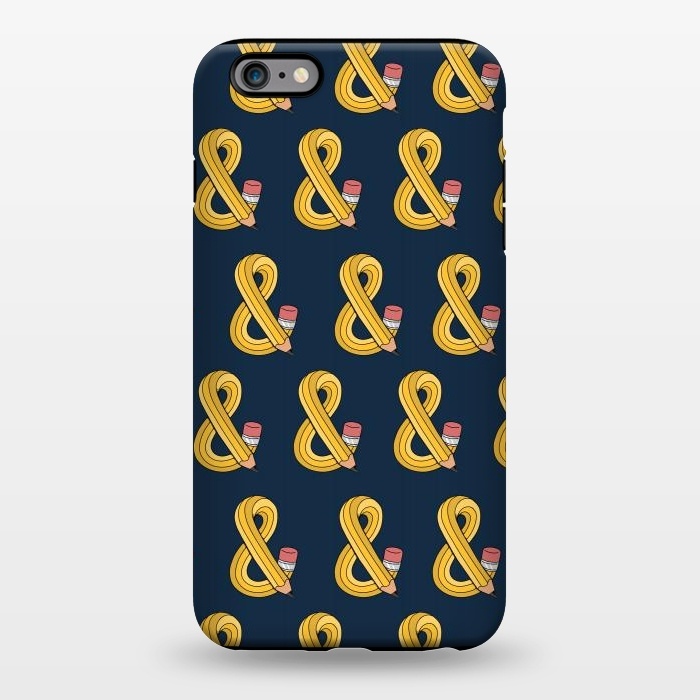iPhone 6/6s plus StrongFit Ampersand pencil pattern by Coffee Man