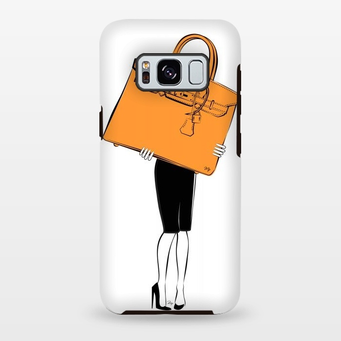 Galaxy S8 plus StrongFit Big Hermes Bag by Martina