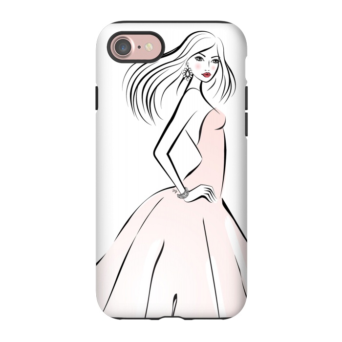 iPhone 7 StrongFit Elegant woman bride by Martina