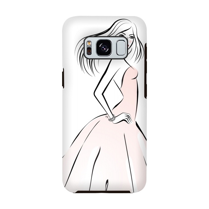 Galaxy S8 StrongFit Elegant woman bride by Martina