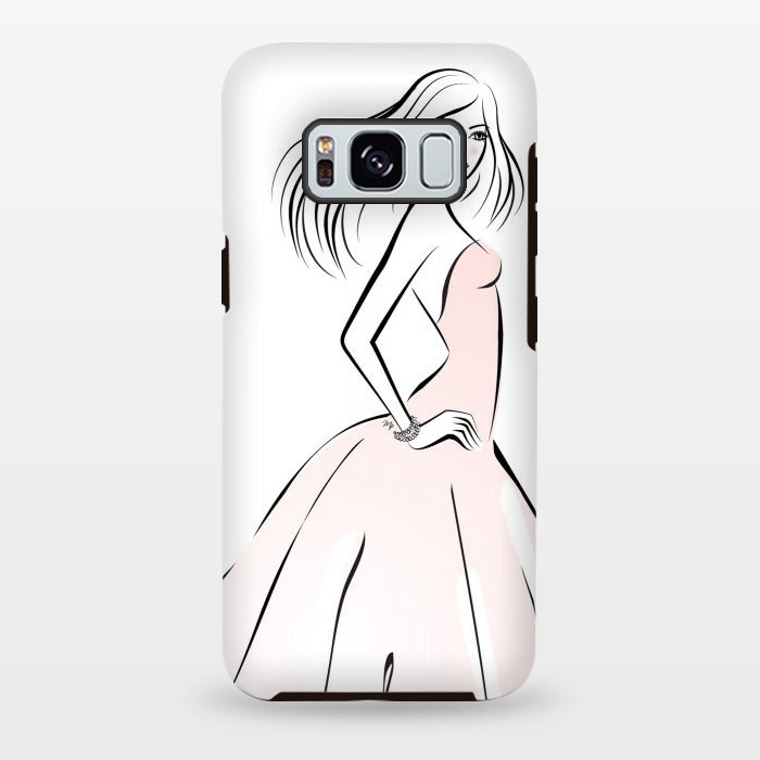Galaxy S8 plus StrongFit Elegant woman bride by Martina