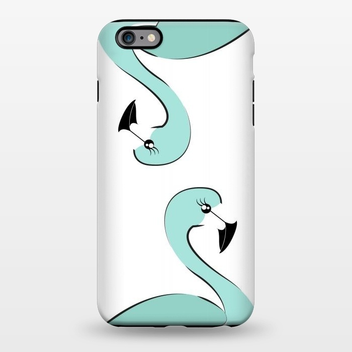 iPhone 6/6s plus StrongFit Mint Flamingo by Martina
