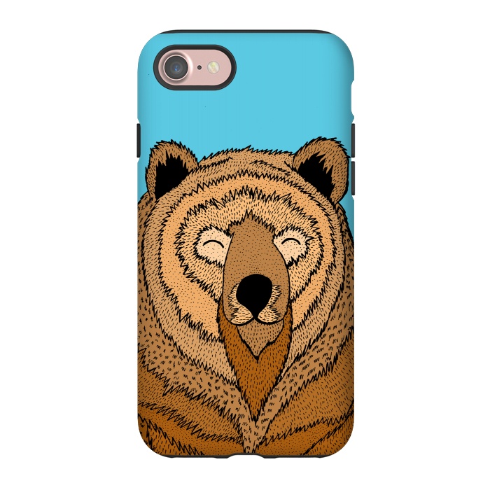 iPhone 7 StrongFit Happy Bear by Steve Wade (Swade)