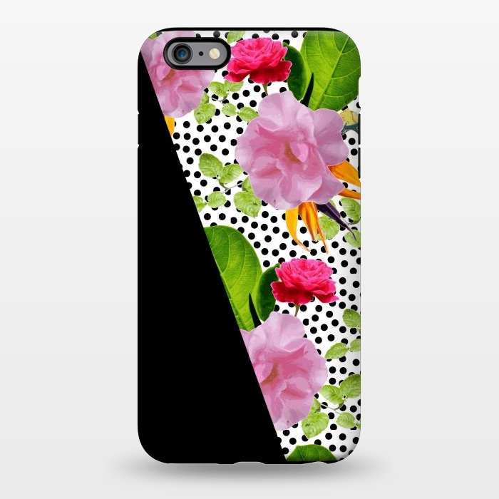 iPhone 6/6s plus StrongFit Dark Floral Polka by Zala Farah