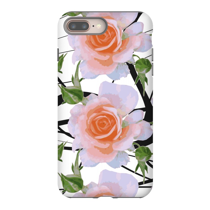 iPhone 7 plus StrongFit Swiggles + Florals by Zala Farah