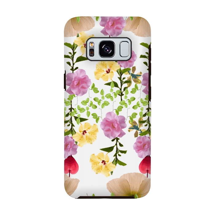 Galaxy S8 StrongFit Colorful Flower Collage by Zala Farah