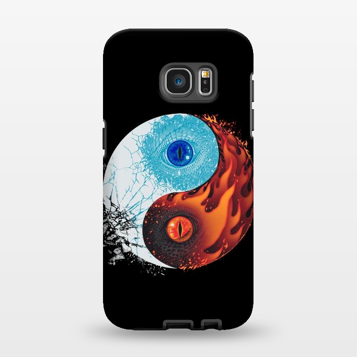 Galaxy S7 EDGE StrongFit Ice and Fire by Branko Ricov