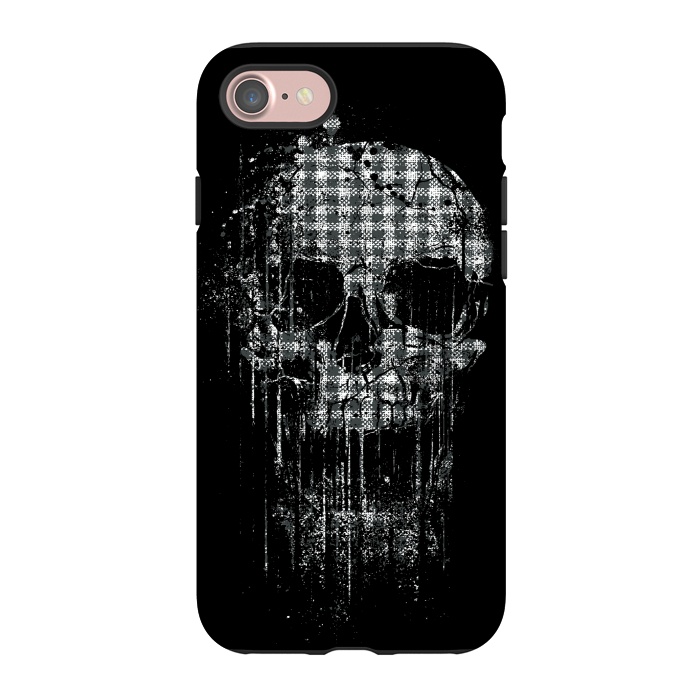 iPhone 7 StrongFit Cool Splatter Skull by Branko Ricov