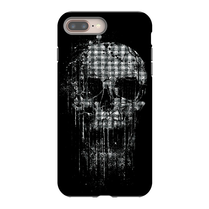 iPhone 7 plus StrongFit Cool Splatter Skull by Branko Ricov