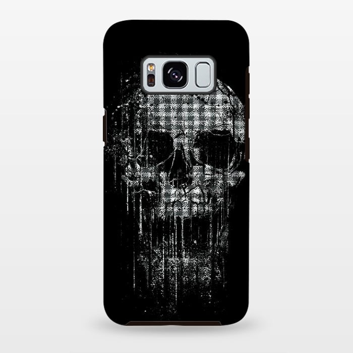 Galaxy S8 plus StrongFit Cool Splatter Skull by Branko Ricov