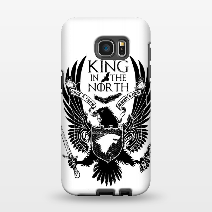 Galaxy S7 EDGE StrongFit Crow in the North by Branko Ricov
