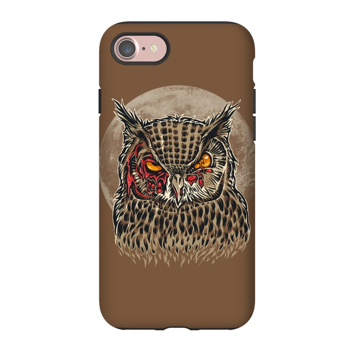 iPhone 7 StrongFit Zombie Owl by Branko Ricov