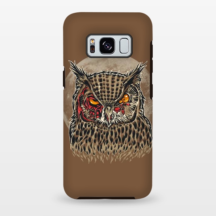 Galaxy S8 plus StrongFit Zombie Owl by Branko Ricov