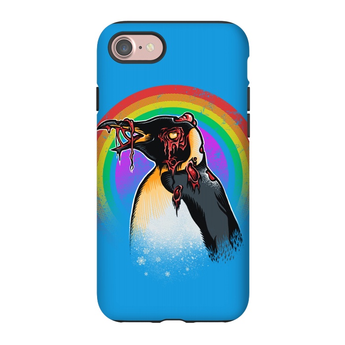 iPhone 7 StrongFit Zombie Penguin by Branko Ricov