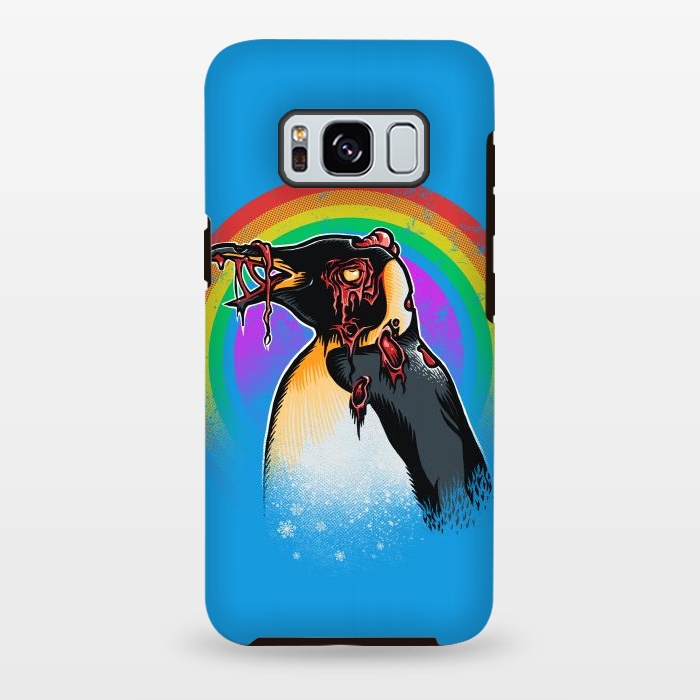 Galaxy S8 plus StrongFit Zombie Penguin by Branko Ricov