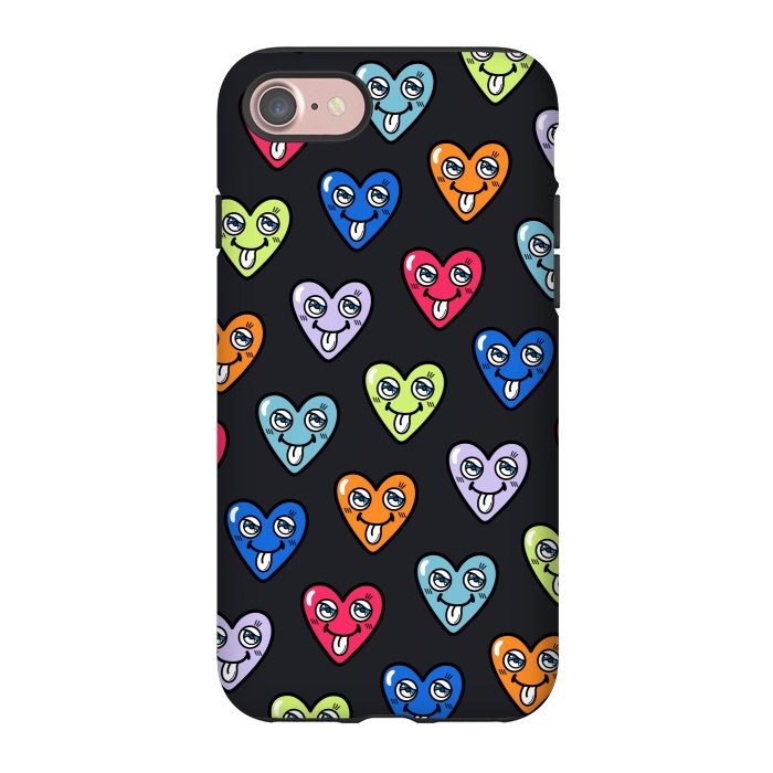 iPhone 7 StrongFit LOVE HEARTS by Michael Cheung