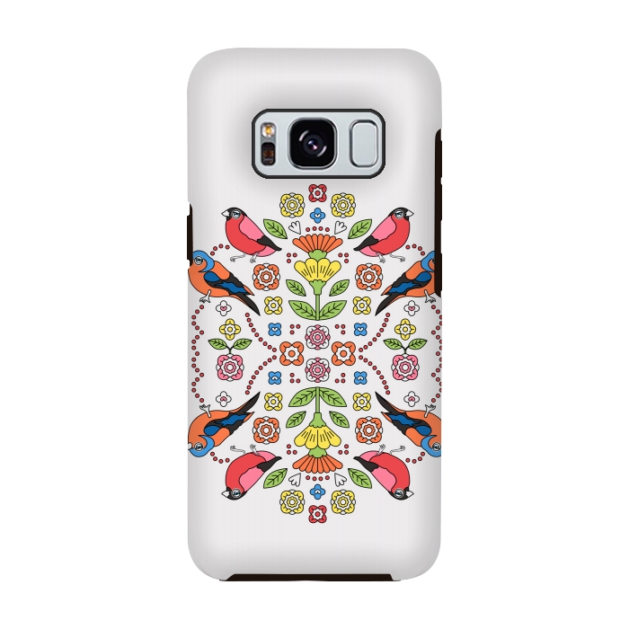 Galaxy S8 StrongFit LOVE BIRDS by Michael Cheung
