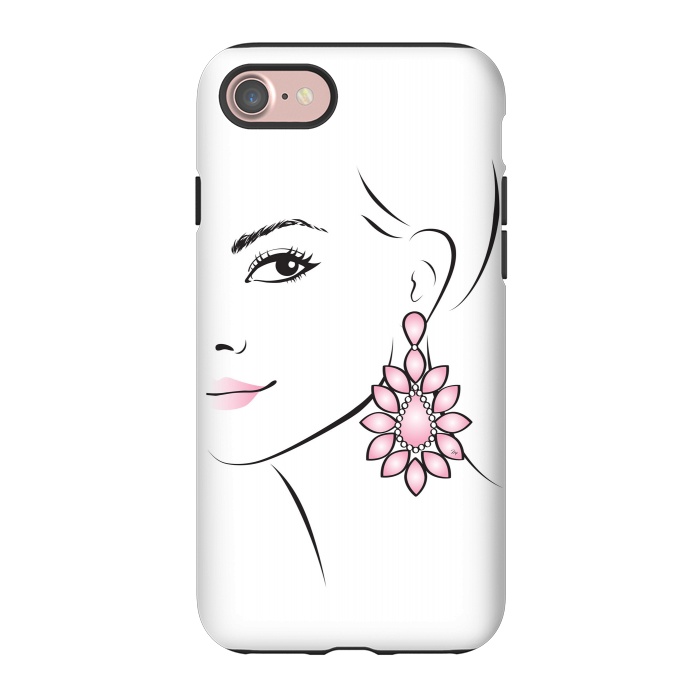 iPhone 7 StrongFit Earring Lady by Martina