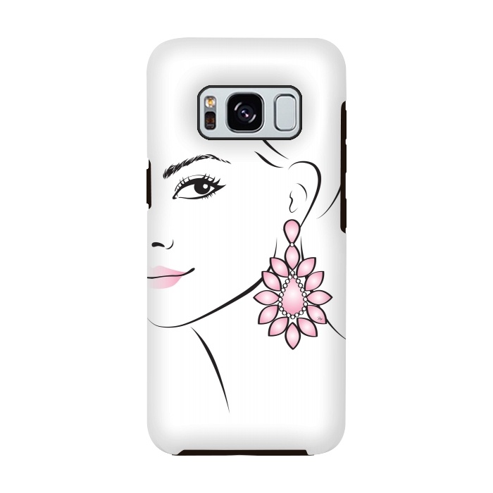 Galaxy S8 StrongFit Earring Lady by Martina