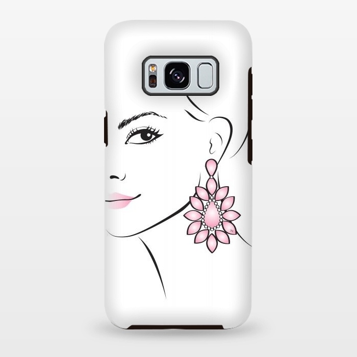 Galaxy S8 plus StrongFit Earring Lady by Martina