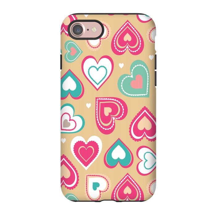 iPhone 7 StrongFit Love Hearts by Martina