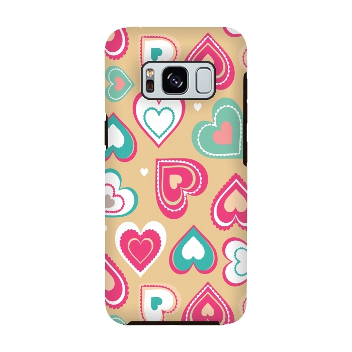 Galaxy S8 StrongFit Love Hearts by Martina