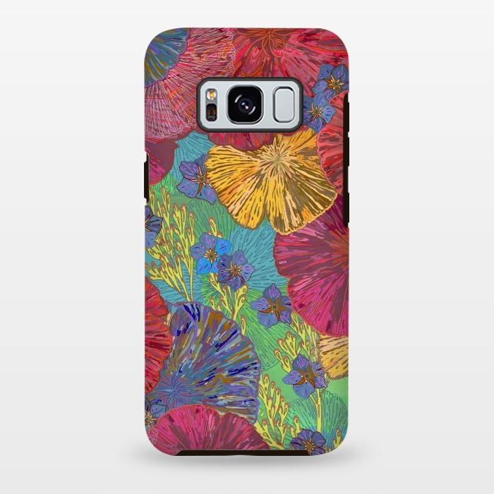 Galaxy S8 plus StrongFit The Parting of the Poppies by Lotti Brown