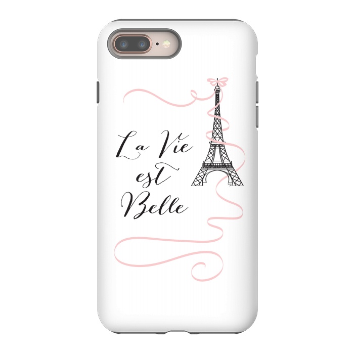 iPhone 7 plus StrongFit Eiffel Tower Quote by Martina