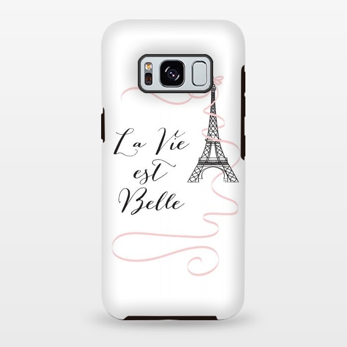 Galaxy S8 plus StrongFit Eiffel Tower Quote by Martina