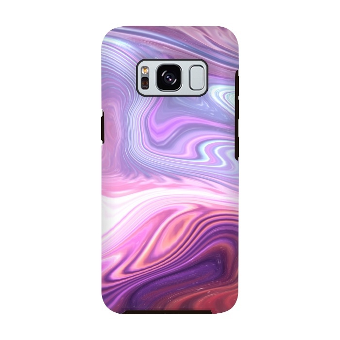 Galaxy S8 StrongFit Purple Marble by Martina