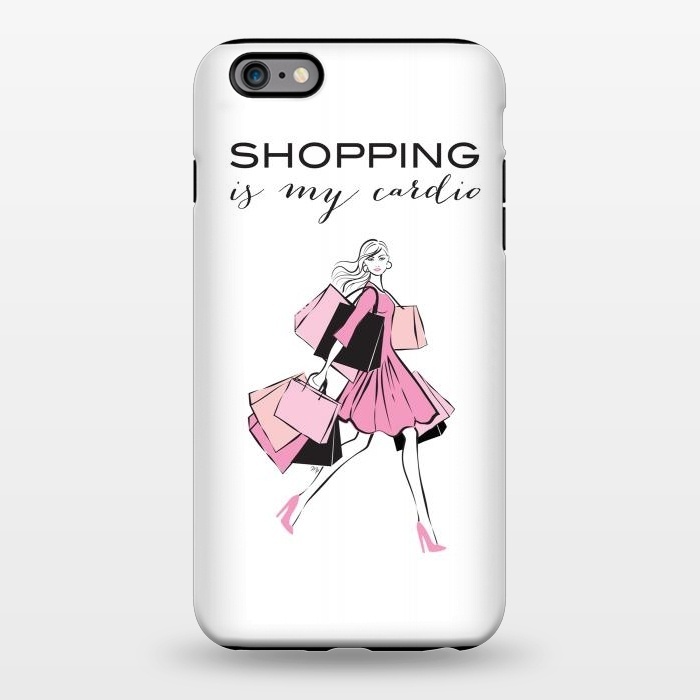 iPhone 6/6s plus StrongFit Shopping Girl by Martina