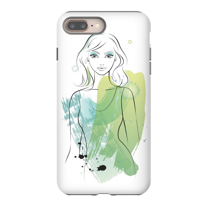 iPhone 7 plus StrongFit Pretty Mermaid by Martina