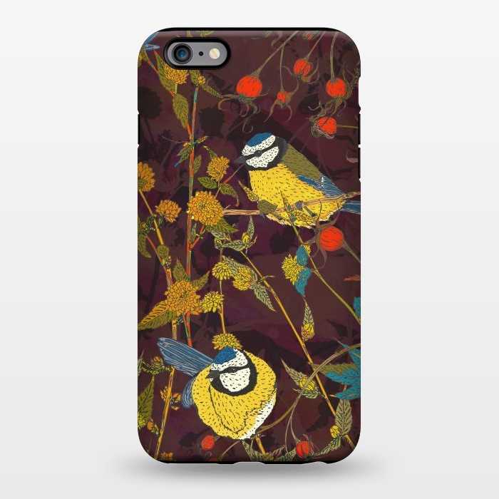 iPhone 6/6s plus StrongFit Blue Tits by Lotti Brown