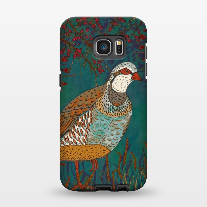 Galaxy S7 EDGE StrongFit Partridge by Lotti Brown