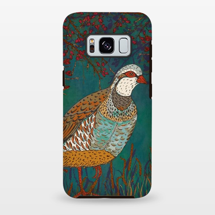 Galaxy S8 plus StrongFit Partridge by Lotti Brown