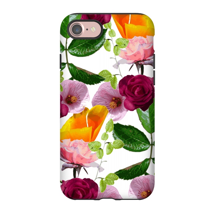 iPhone 7 StrongFit Kiddy Florals by Zala Farah
